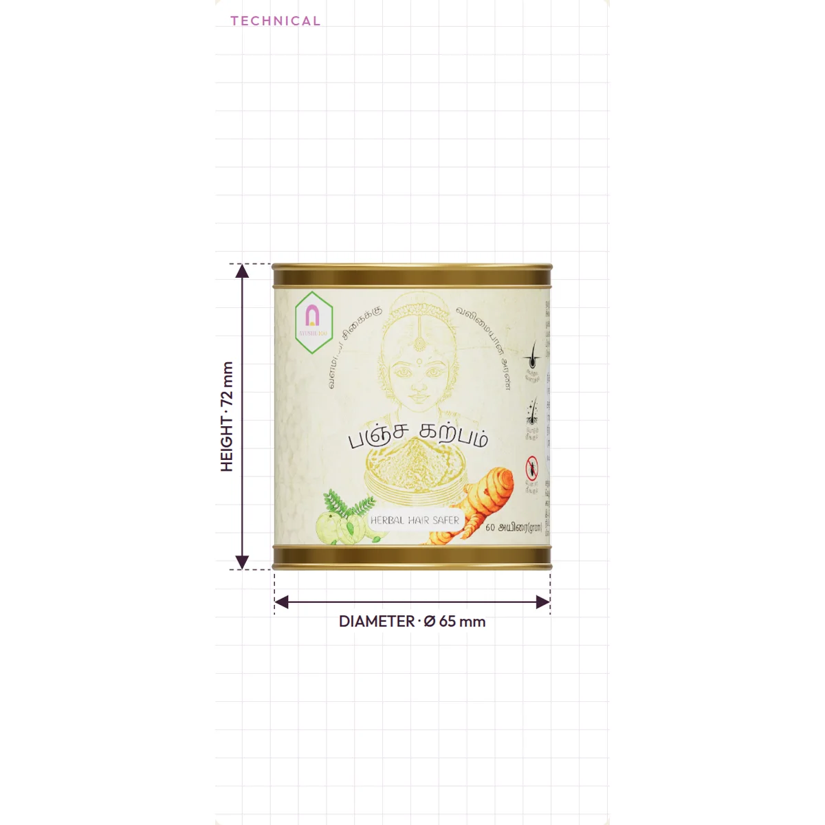 Panchakarpam Herbal Hair Wash