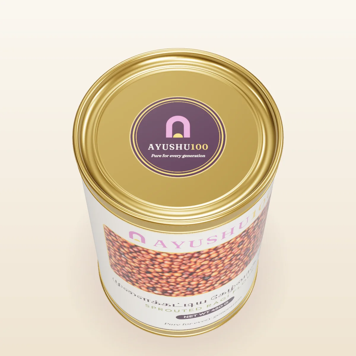 Sprouted Finger Millet (Ragi) Flour