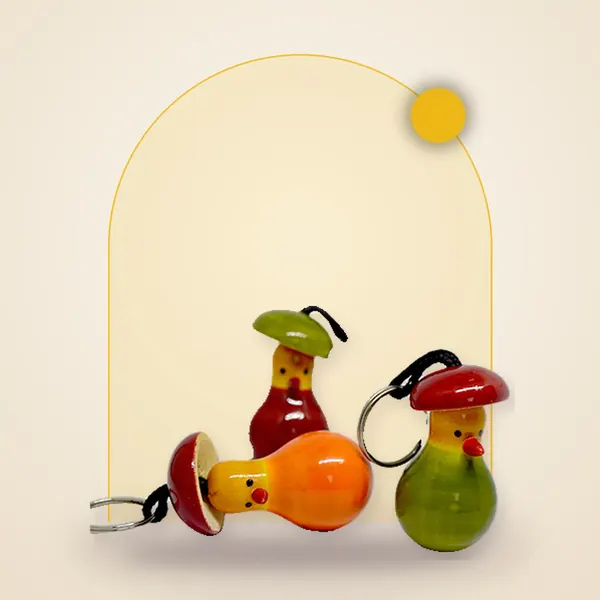 Bird Whistle Keychain